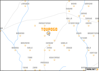map of Toupogo