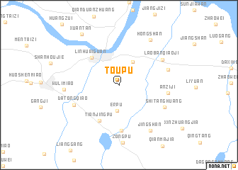 map of Toupu