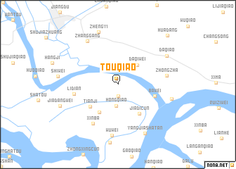 map of Touqiao