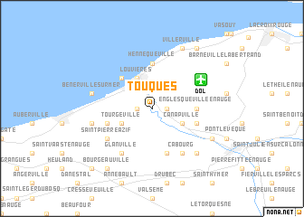 map of Touques