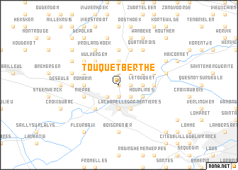 map of Touquet Berthe