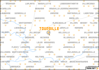 map of Touraille