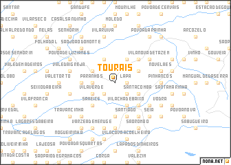 map of Tourais