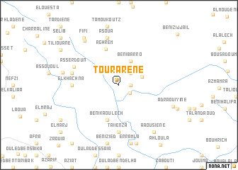 map of Tourarene