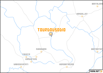 map of Tourdou Sodio