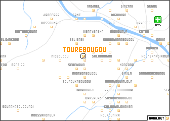 map of Tourébougou