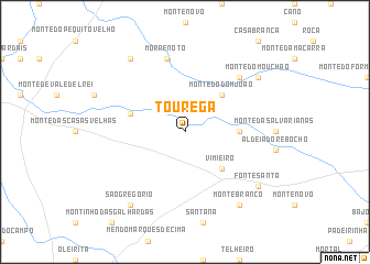 map of Tourega