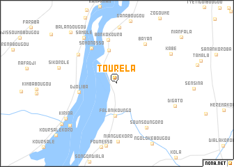 map of Touréla