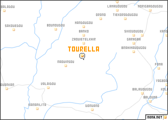 map of Tourella