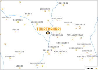 map of Touré-Makari