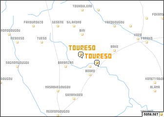 map of Touréso