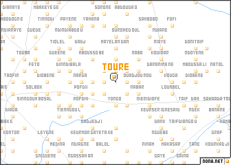 map of Touré