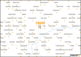 map of Touré