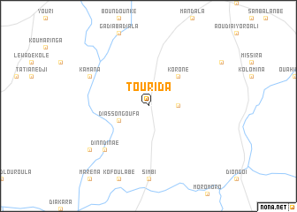 map of Tourida