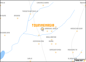 map of Tourimé Magia