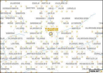 map of Tourim