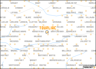 map of Tourliac