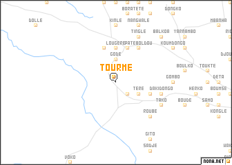 map of Tourmé