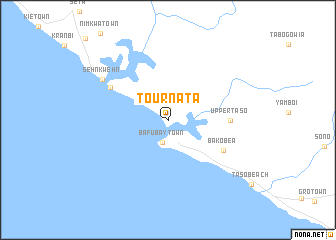 map of Tournata