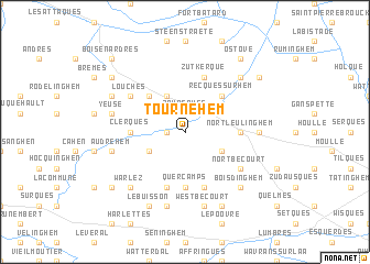 map of Tournehem