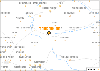 map of Tourníkion