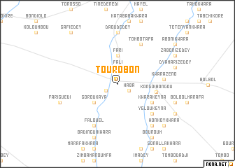 map of Tourobon