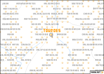 map of Tourões