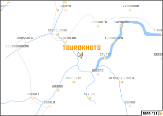 map of Tourokhoto