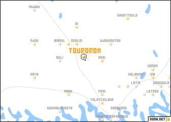 map of Tourorom