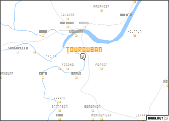 map of Tourouban