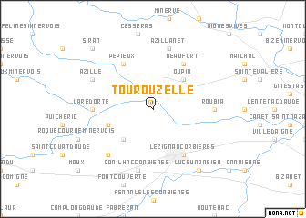 map of Tourouzelle