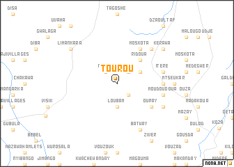 map of Tourou