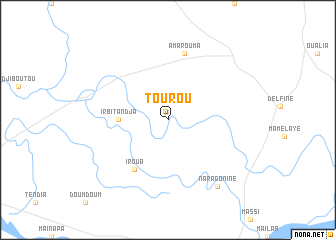 map of Tourou