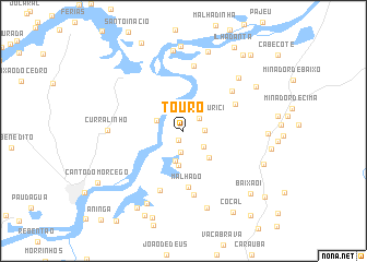 map of Touro