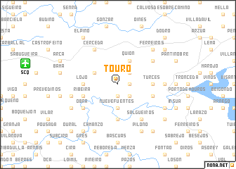 map of Touro