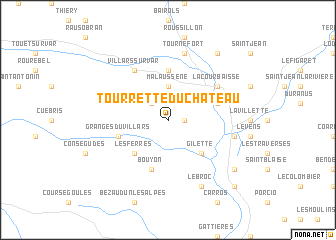 map of Tourrette-du-Château