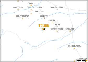 map of Tours