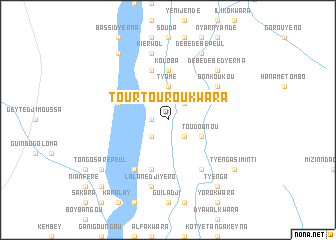 map of Tourtourou Kwara
