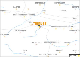 map of Tourves