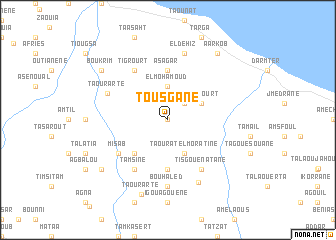 map of Tousgane