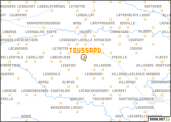 map of Toussard