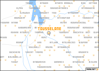 map of Tousselane