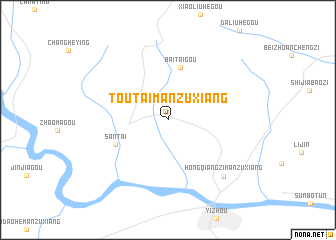 map of Toutaimanzuxiang