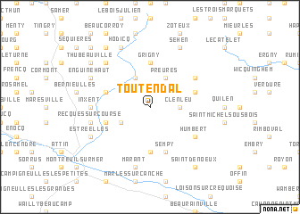 map of Toutendal