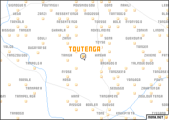 map of Toutenga