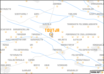 map of Tó Útja