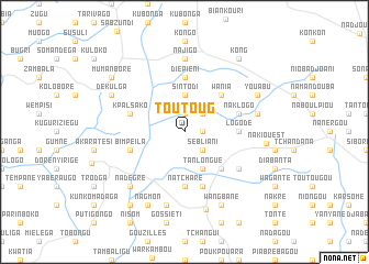 map of Toutoug