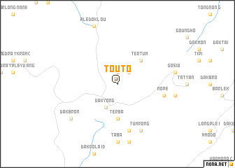 map of Touto