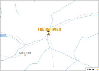 map of Touwsrivier