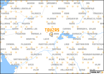 map of Touzas